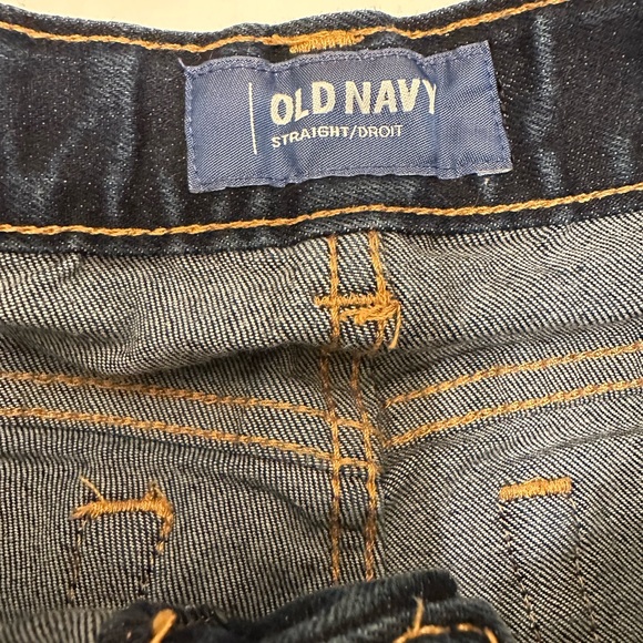 Old Navy Straight Jeans 12 Slim Adjustable Waist - Picture 7 of 8